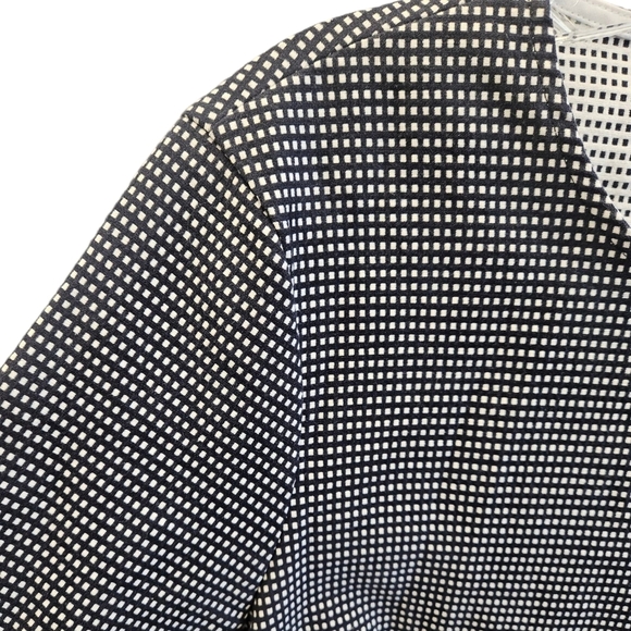 Pearl By Lela Rose Check Poplin Shirt - Picture 5 of 9